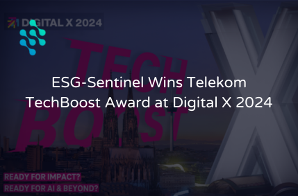 Syenah’s ESG-Sentinel Wins Telekom TechBoost Award at Digital X 2024